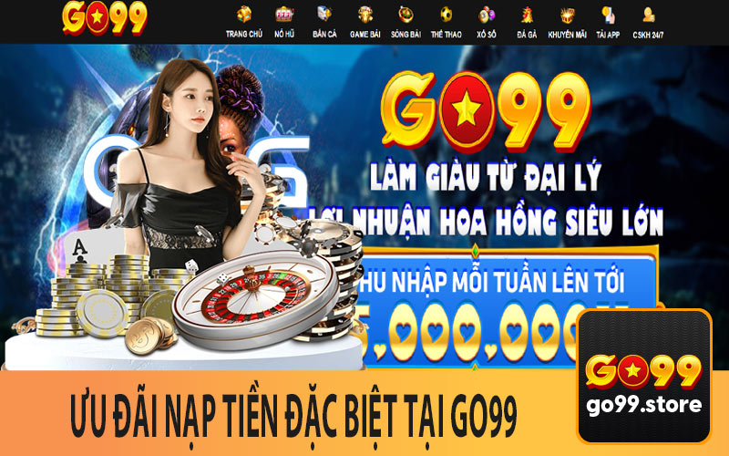 Ưu Đãi Nạp Tiền Đặc Biệt Tại Go99